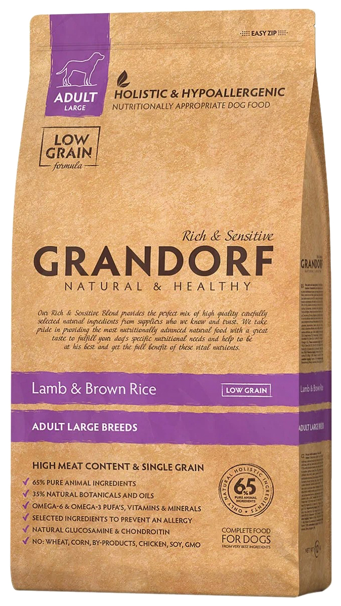 GRANDORF GRANDORF ADULT LARGE BREEDS LAMB & BROWN RICE для взрослых собак крупных пород ни
GRANDORF GRANDORF ADULT LARGE BREEDS LAMB & BROWN RICE для взрослых собак крупных пород ни