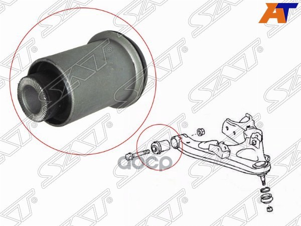 Сайлентблок Fr (передний) Переднего Нижнего Рычага Land Cruiser 100vx 98- Sat арт. ST-486
Сайлентблок Fr (передний) Переднего Нижнего Рычага Land Cruiser 100vx 98- Sat арт. ST-486