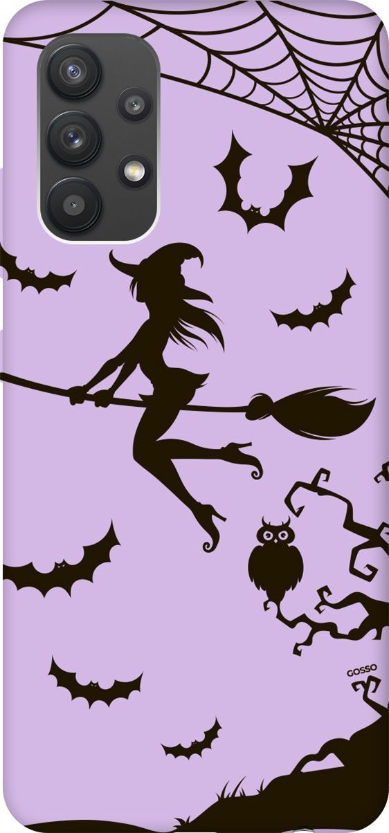 Чехол на Samsung Galaxy A32 с принтом "Witch on a Broomstick" сиреневый, Фиолетовый;черный, 555
Чехол на Samsung Galaxy A32 с принтом "Witch on a Broomstick" сиреневый, Фиолетовый;черный, 555