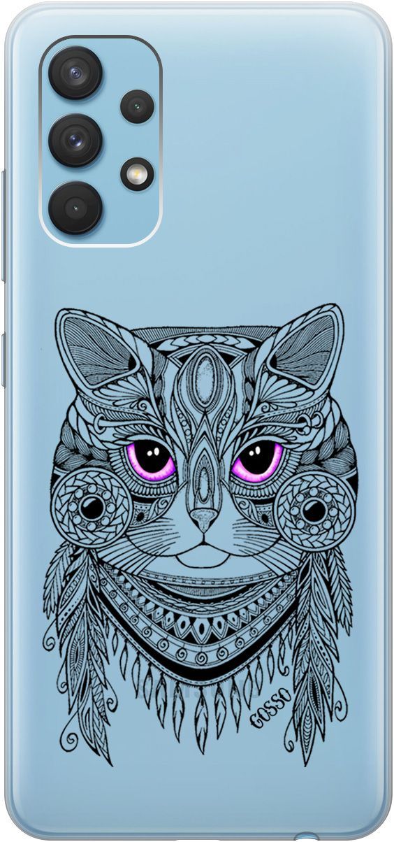 Силиконовый чехол на Samsung Galaxy A32 с 3D принтом "Grand Cat" прозрачный, Прозрачный;фиолетовый, 543
Силиконовый чехол на Samsung Galaxy A32 с 3D принтом "Grand Cat" прозрачный, Прозрачный;фиолетовый, 543