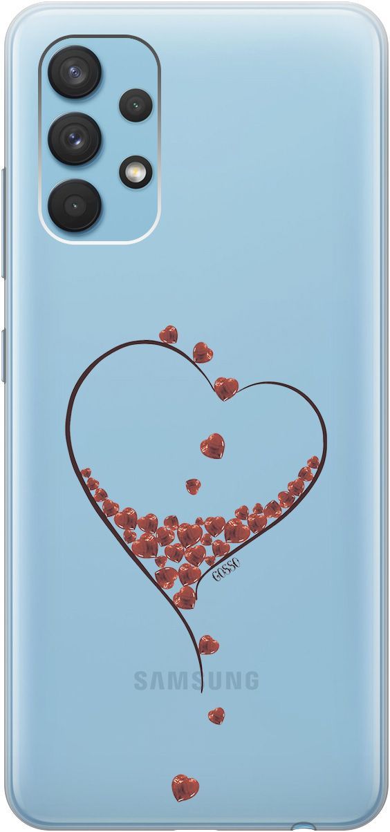 Силиконовый чехол на Samsung Galaxy A32 с принтом "Little hearts" прозрачный, Прозрачный;черный, 543
Силиконовый чехол на Samsung Galaxy A32 с принтом "Little hearts" прозрачный, Прозрачный;черный, 543