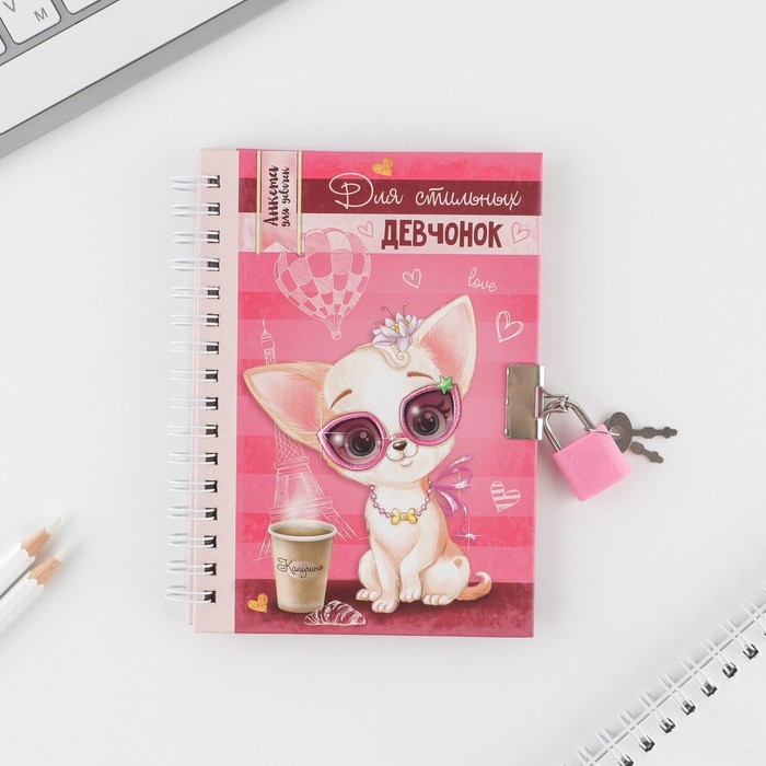 Анкета для девочек ArtFox на замочке Для стильных девчонок А6 твёрдая обложка 40 листов
Анкета для девочек ArtFox на замочке Для стильных девчонок А6 твёрдая обложка 40 листов