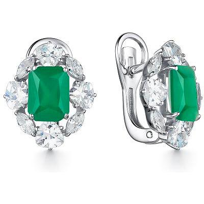 Серьги с агатами и фианитами из серебра Алкор серебро 02-2323_00АГ-00, 02-2323_00АГ-00
Серьги с агатами и фианитами из серебра Алкор серебро 02-2323_00АГ-00, 02-2323_00АГ-00