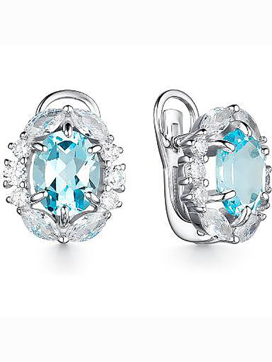 Серьги с топазами и фианитами из серебра Алкор серебро 02-2320_00ТБ-00, 02-2320_00ТБ-00
Серьги с топазами и фианитами из серебра Алкор серебро 02-2320_00ТБ-00, 02-2320_00ТБ-00