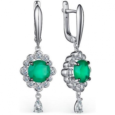 Серьги с фианитами и агатами из серебра Алкор серебро 02-2321_00АГ-00, 02-2321_00АГ-00
Серьги с фианитами и агатами из серебра Алкор серебро 02-2321_00АГ-00, 02-2321_00АГ-00