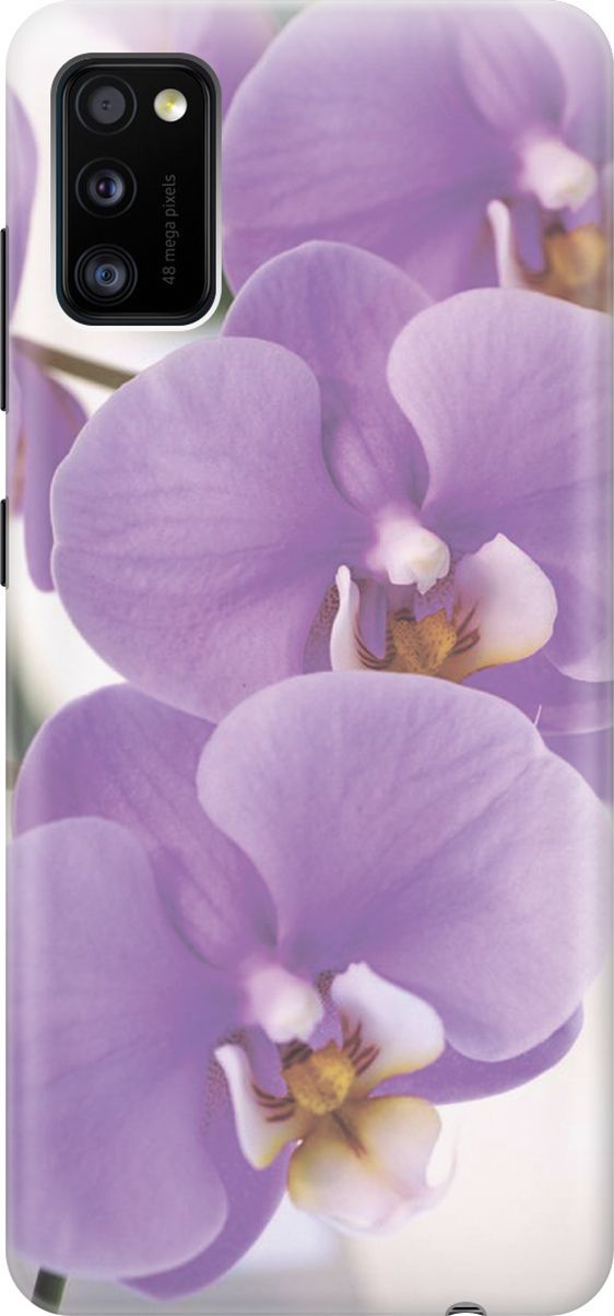 Силиконовый чехол на Samsung Galaxy A41 с принтом "Сиреневые орхидеи", Фиолетовый;серый, 386
Силиконовый чехол на Samsung Galaxy A41 с принтом "Сиреневые орхидеи", Фиолетовый;серый, 386