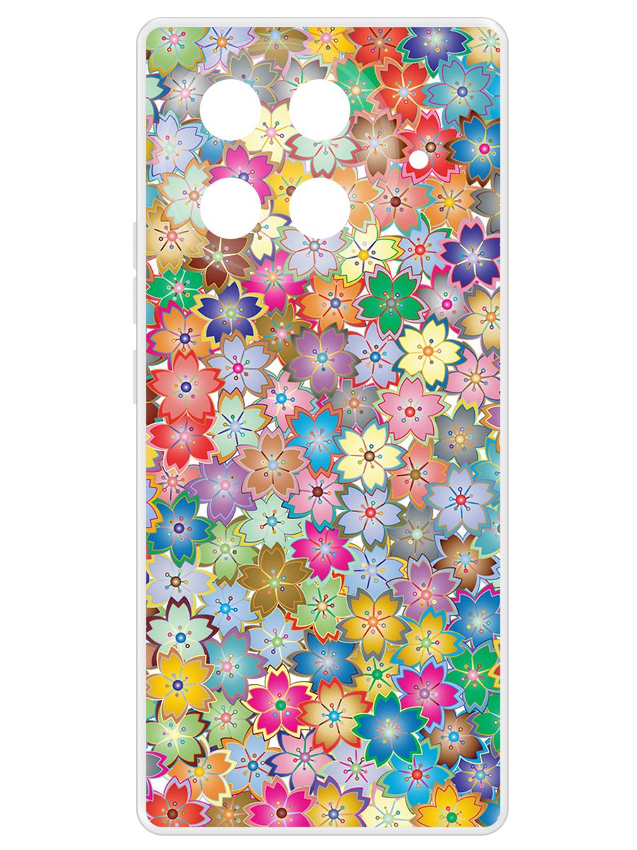 Чехол-накладка Krutoff Clear Case Цветочный паттерн 4 для Tecno Camon 30S Pro, Прозрачный
Чехол-накладка Krutoff Clear Case Цветочный паттерн 4 для Tecno Camon 30S Pro, Прозрачный