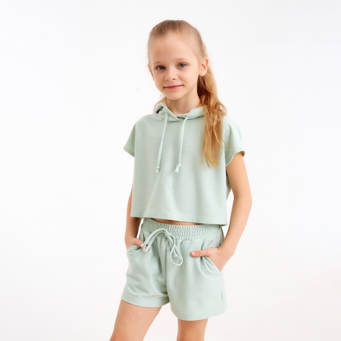 Комплект для девочки (топ, шорты) MINAKU: Casual Collection цвет оливковый, рост 116, Зеленый, 769606
Комплект для девочки (топ, шорты) MINAKU: Casual Collection цвет оливковый, рост 116, Зеленый, 769606