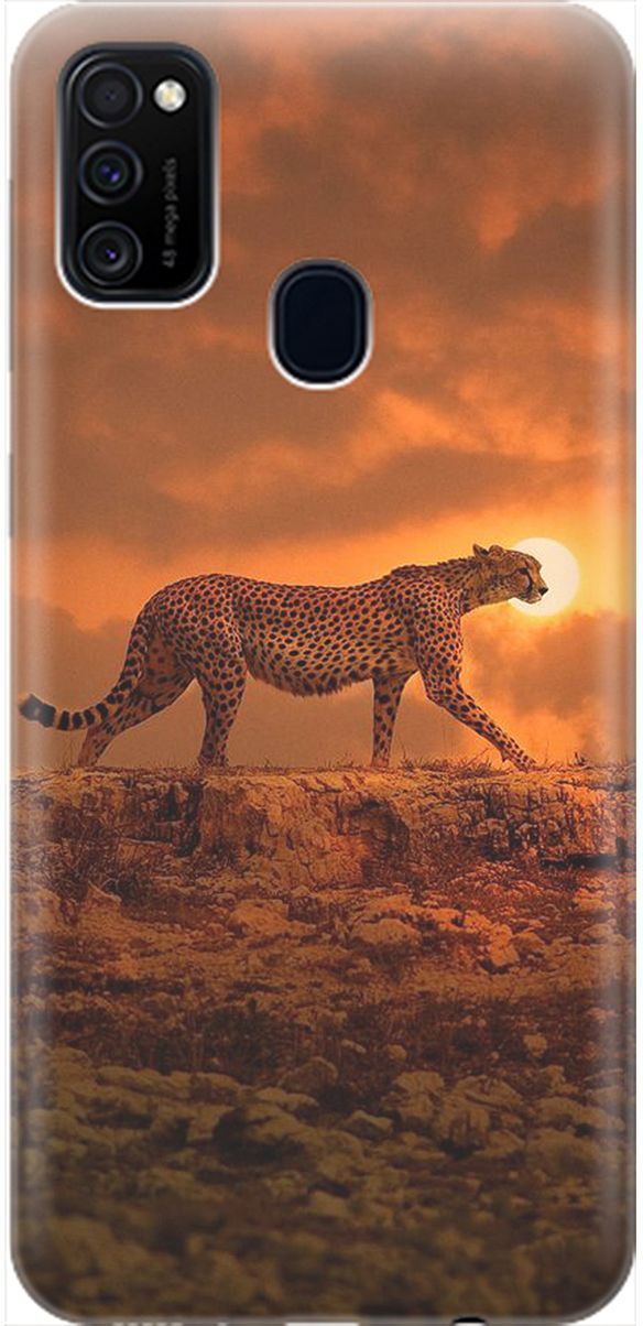 Силиконовый чехол на Samsung Galaxy M21/M30s с принтом "Закатный гепард", Коричневый;оранжевый, 1991
Силиконовый чехол на Samsung Galaxy M21/M30s с принтом "Закатный гепард", Коричневый;оранжевый, 1991