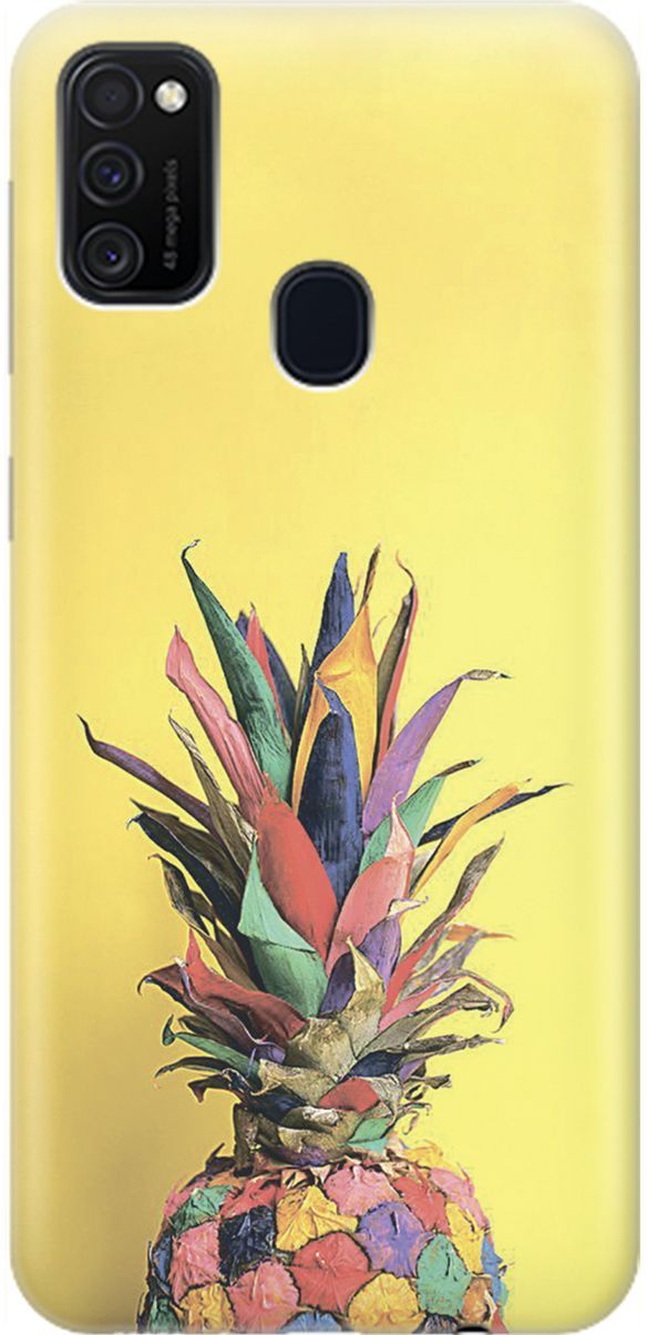 Силиконовый чехол на Samsung Galaxy M21/M30s с принтом "Ананас на желтом", Желтый;синий, 1555
Силиконовый чехол на Samsung Galaxy M21/M30s с принтом "Ананас на желтом", Желтый;синий, 1555