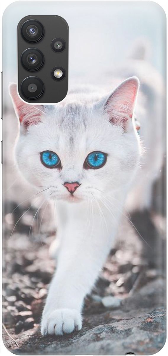 Силиконовый чехол на Samsung Galaxy A32 с принтом "Голубоглазый кот", Белый;серый, 1535
Силиконовый чехол на Samsung Galaxy A32 с принтом "Голубоглазый кот", Белый;серый, 1535
