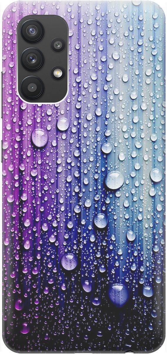 Силиконовый чехол на Samsung Galaxy A32 с принтом "Капли на голубом", Голубой;фиолетовый, 1535
Силиконовый чехол на Samsung Galaxy A32 с принтом "Капли на голубом", Голубой;фиолетовый, 1535