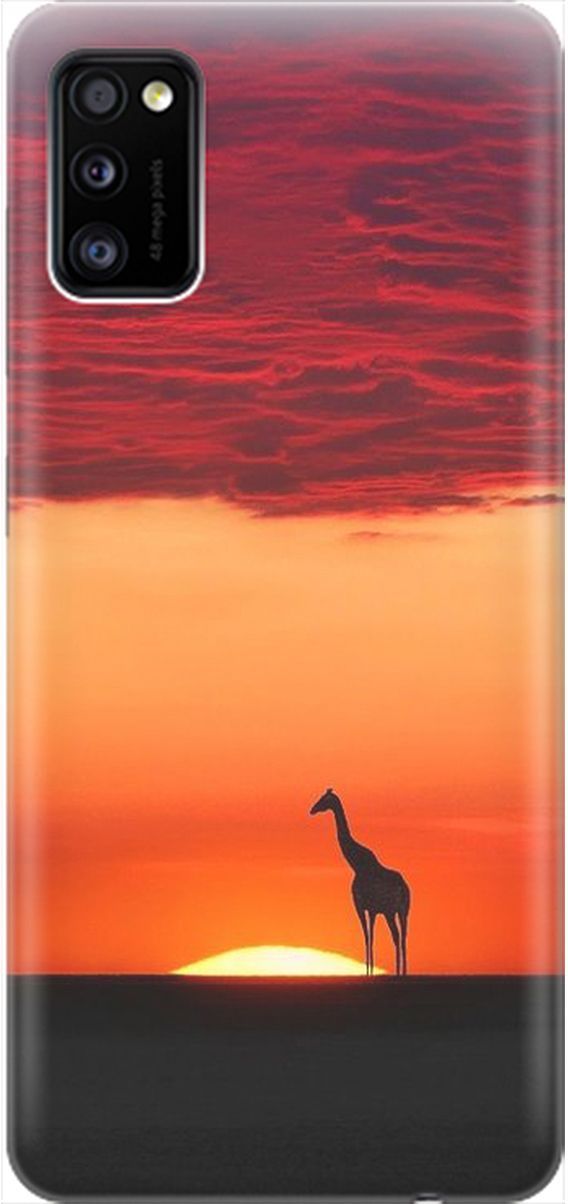 Силиконовый чехол на Samsung Galaxy A41 с принтом "Закатный жираф", Оранжевый;розовый, 1973
Силиконовый чехол на Samsung Galaxy A41 с принтом "Закатный жираф", Оранжевый;розовый, 1973