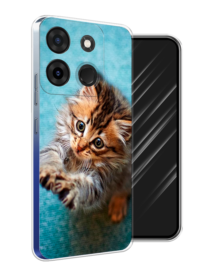 Чехол Awog на Infinix Smart 7 Plus "Котенок просит есть", Бирюзовый;коричневый;белый, 3103950-2
Чехол Awog на Infinix Smart 7 Plus "Котенок просит есть", Бирюзовый;коричневый;белый, 3103950-2