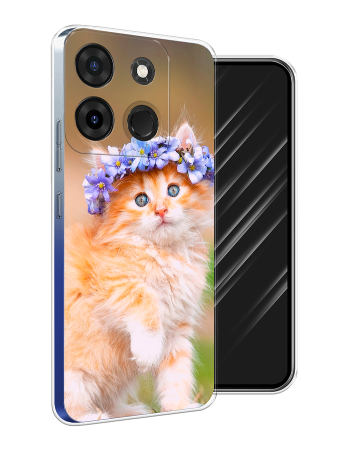 Чехол Awog на Infinix Smart 7 Plus "Рыжий кот в венке", Коричневый;синий, 3103950-1
Чехол Awog на Infinix Smart 7 Plus "Рыжий кот в венке", Коричневый;синий, 3103950-1