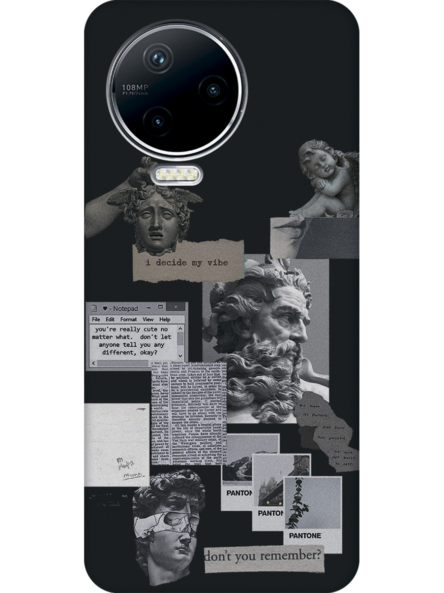 Силиконовый чехол на Infinix Note 12 Pro с принтом "Античные стикеры" матовый черный, Черный;прозрачный;белый;серый, 762092785
Силиконовый чехол на Infinix Note 12 Pro с принтом "Античные стикеры" матовый черный, Черный;прозрачный;белый;серый, 762092785