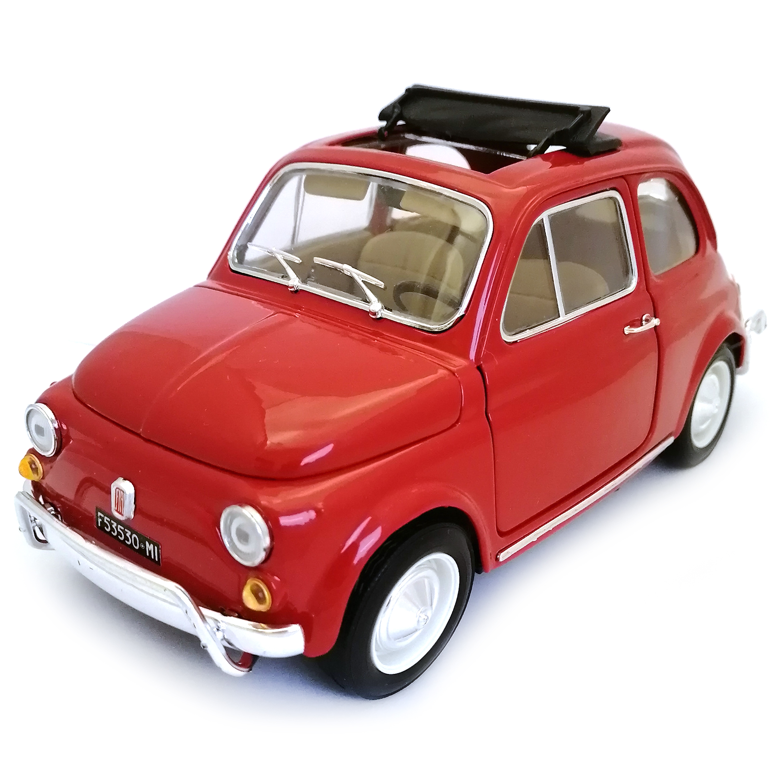 Коллекционная модель автомобиля Bburago FIAT 500 L 1968 года, масштаб 1:18, 18-12035, Белый;красный;синий
Коллекционная модель автомобиля Bburago FIAT 500 L 1968 года, масштаб 1:18, 18-12035, Белый;красный;синий