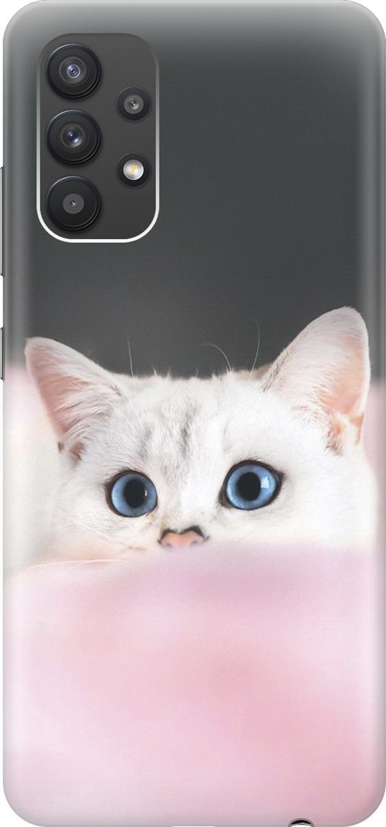 Силиконовый чехол на Samsung Galaxy A32 с принтом "Кот на розовом пледе", Белый;розовый, 2295
Силиконовый чехол на Samsung Galaxy A32 с принтом "Кот на розовом пледе", Белый;розовый, 2295