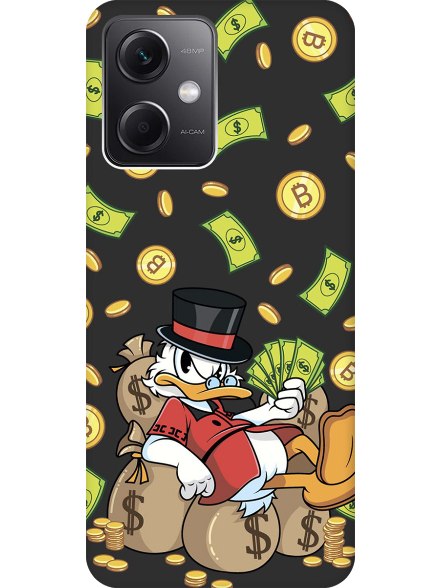 Силиконовый чехол на Xiaomi Redmi Note 12 с принтом "Богатый Скрудж" матовый черный, Черный;прозрачный;белый;зеленый, 762098371
Силиконовый чехол на Xiaomi Redmi Note 12 с принтом "Богатый Скрудж" матовый черный, Черный;прозрачный;белый;зеленый, 762098371