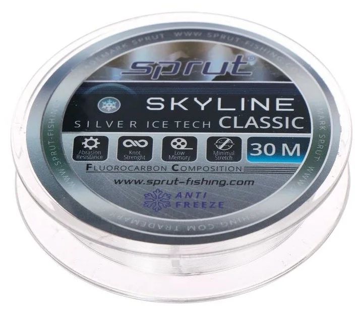 Леска Sprut SKYLINE CLASSIC Fluorocarbon Composition IceTech 0,205 мм, 5,95 кг серебристый
Леска Sprut SKYLINE CLASSIC Fluorocarbon Composition IceTech 0,205 мм, 5,95 кг серебристый