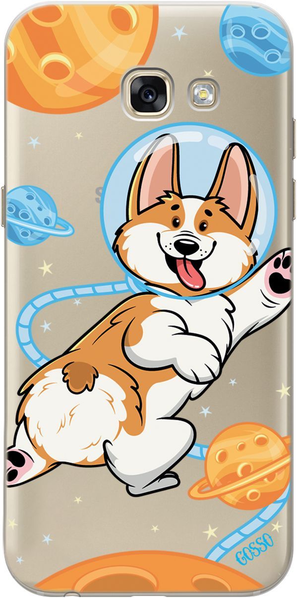 Чехол на Samsung Galaxy A5 (2017) с принтом "CosmoCorgi" прозрачный, Прозрачный;коричневый, 1765
Чехол на Samsung Galaxy A5 (2017) с принтом "CosmoCorgi" прозрачный, Прозрачный;коричневый, 1765