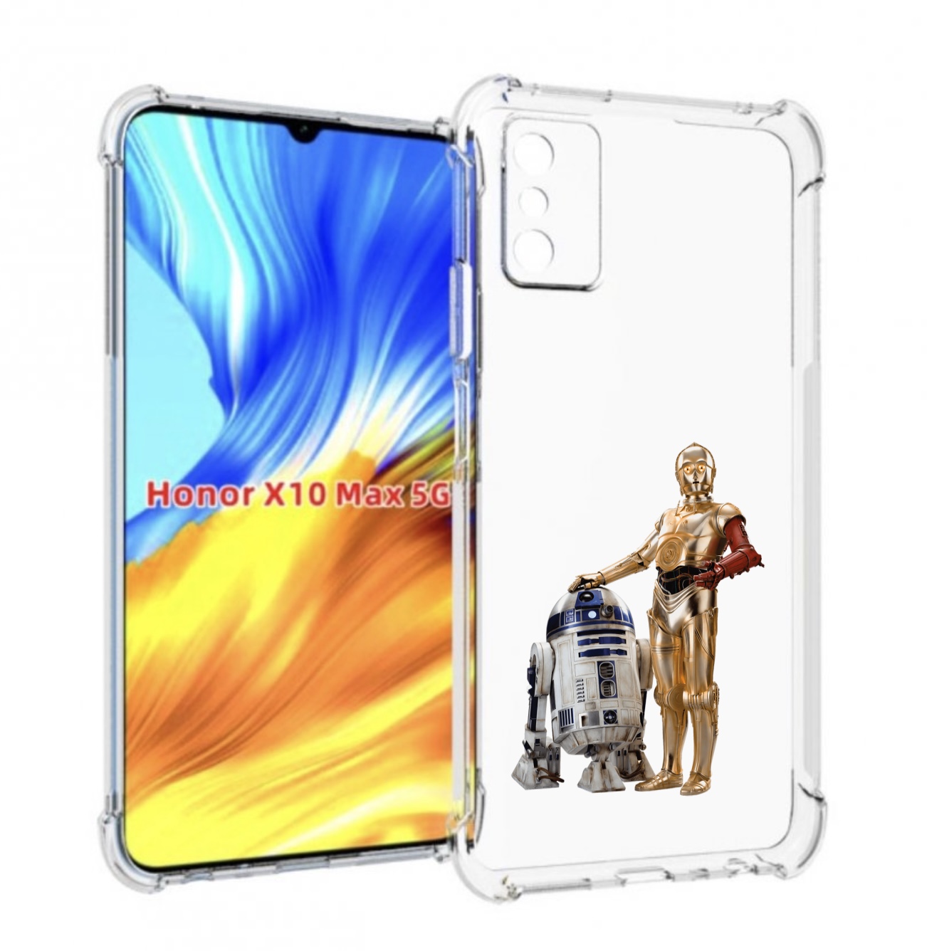 Чехол Mypads Star Wars Для Honor X10 Max, Прозрачный, Tocco 
Чехол Mypads Star Wars Для Honor X10 Max, Прозрачный, Tocco
