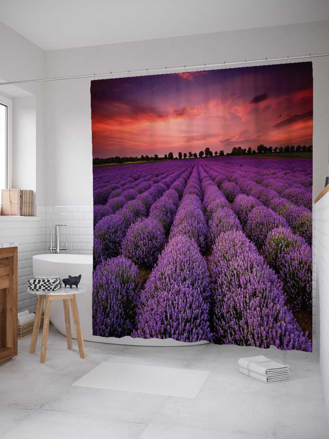 Штора для ванной JoyArty "Между цветочных кустов" из сатена, 180х200 см с крючками, Фиолетовый
Штора для ванной JoyArty "Между цветочных кустов" из сатена, 180х200 см с крючками, Фиолетовый