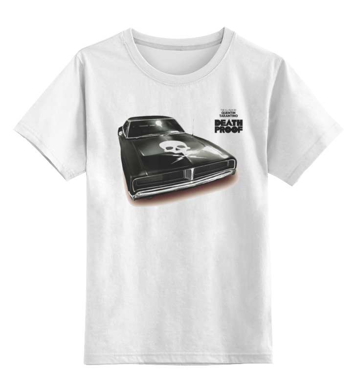 Детская футболка классическая Printio Death proof car, р. 140, Белый, 0000000707495
Детская футболка классическая Printio Death proof car, р. 140, Белый, 0000000707495