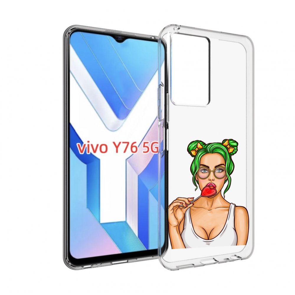 Чехол MyPads девушка-с-чупачупсом-в-виде-сердца женский для Vivo Y76 5G, Прозрачный, Tocco
Чехол MyPads девушка-с-чупачупсом-в-виде-сердца женский для Vivo Y76 5G, Прозрачный, Tocco