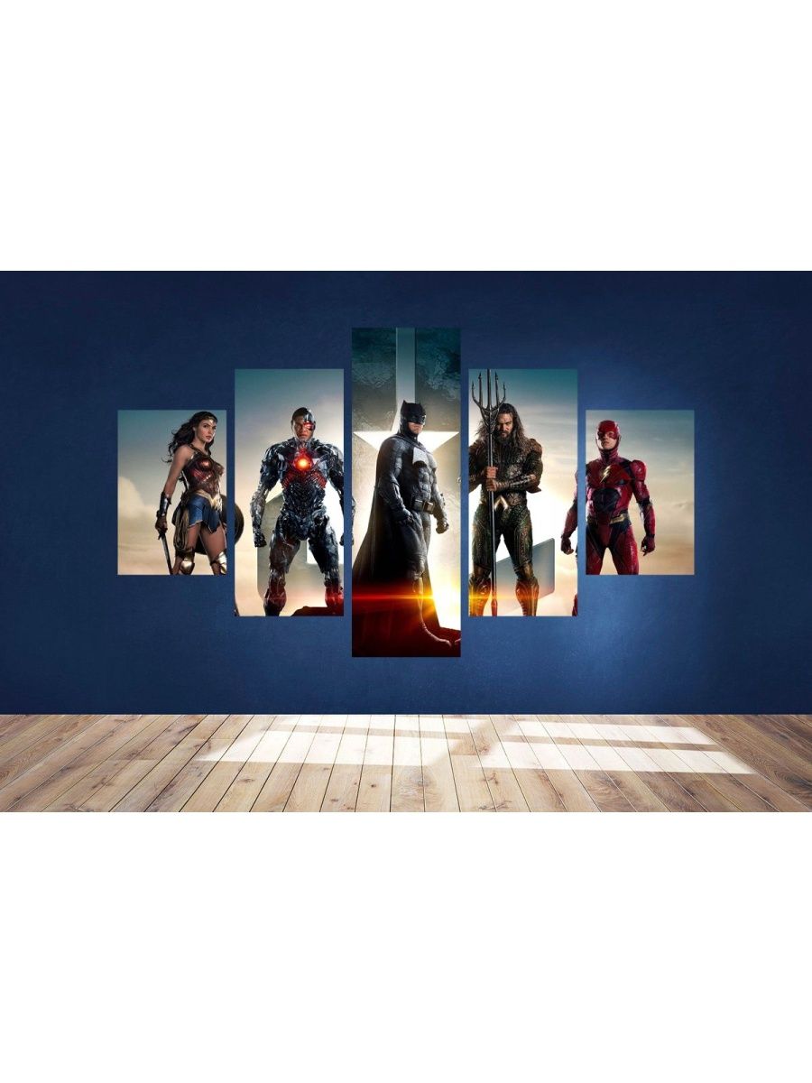 Картины Красотища Модульная картина Герои DC во главе с бэтманом 140х80, Модульная картина Герои DC во главе с бэтманом 140х80
Картины Красотища Модульная картина Герои DC во главе с бэтманом 140х80, Модульная картина Герои DC во главе с бэтманом 140х80