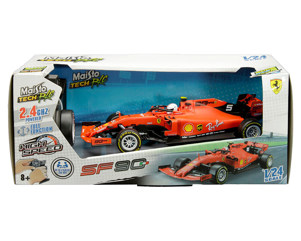Машинка Maisto на радиоуправлении 1:24 Formula 1 Ferrari SF90 Себастьяна Феттеля 82353, Красный, 82353
Машинка Maisto на радиоуправлении 1:24 Formula 1 Ferrari SF90 Себастьяна Феттеля 82353, Красный, 82353