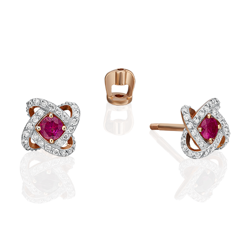 Серьги пусеты из красного золота PLATINA jewelry 02-0838-00, бриллиант/рубин, 02-0838-00
Серьги пусеты из красного золота PLATINA jewelry 02-0838-00, бриллиант/рубин, 02-0838-00