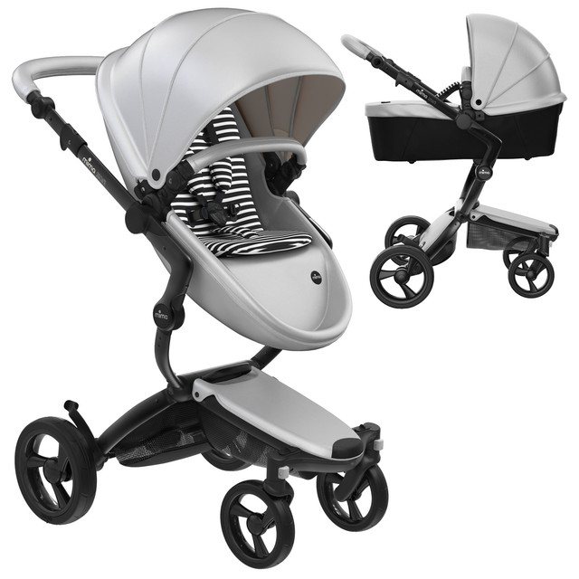 Коляска 2в1 Mima Xari Argento на чёрном шасси с матрасиками Black, White, A115-06/AS112500
Коляска 2в1 Mima Xari Argento на чёрном шасси с матрасиками Black, White, A115-06/AS112500