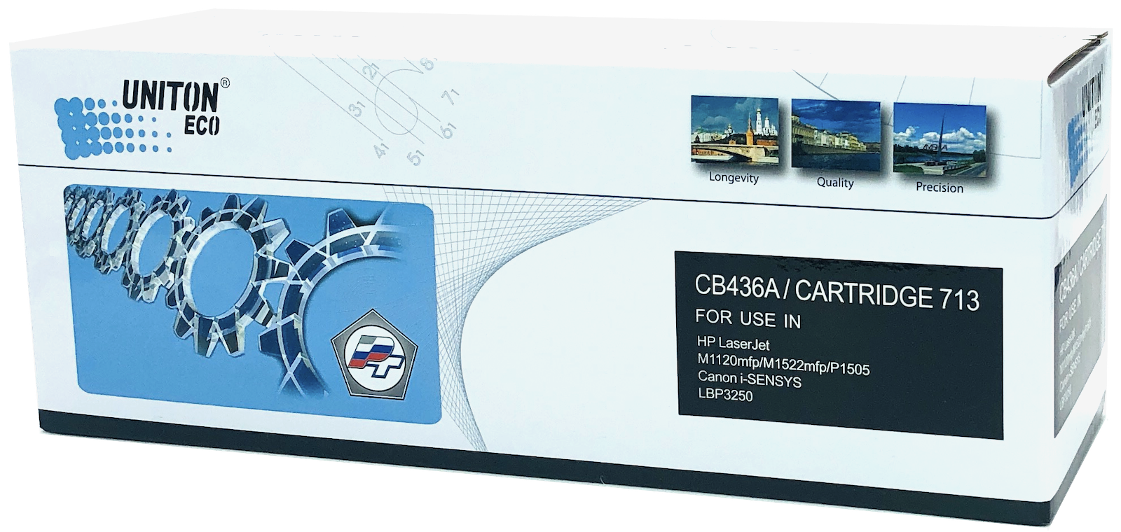 Картридж для лазерного принтера UNITON Eco №36A CB436A / Cartridge 713 Black, Черный, Cartridge 713; CB436A; 36A
Картридж для лазерного принтера UNITON Eco №36A CB436A / Cartridge 713 Black, Черный, Cartridge 713; CB436A; 36A