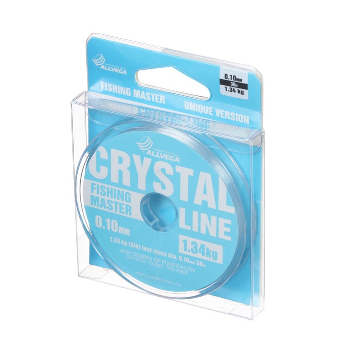 Леска монофильная ALLVEGA "Fishing Master" CRYSTAL 30м 0,10мм, 1,34кг,, Прозрачный, Fishing Master
Леска монофильная ALLVEGA "Fishing Master" CRYSTAL 30м 0,10мм, 1,34кг,, Прозрачный, Fishing Master