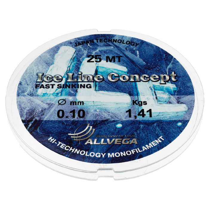 Леска монофильная ALLVEGA «Ice Line Concept», 25 м, 0,1 мм (1,41 кг), прозрачная, Прозрачный, Ice Line Concept
Леска монофильная ALLVEGA «Ice Line Concept», 25 м, 0,1 мм (1,41 кг), прозрачная, Прозрачный, Ice Line Concept