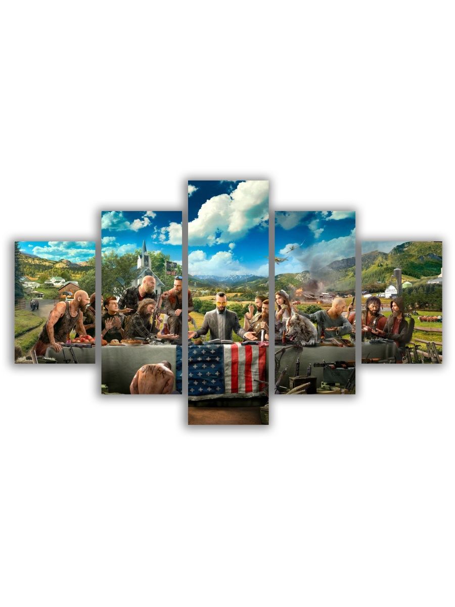 Картины Красотища Модульная картина Far cry 5 140х80, Модульная картина Far cry 5 140х80
Картины Красотища Модульная картина Far cry 5 140х80, Модульная картина Far cry 5 140х80