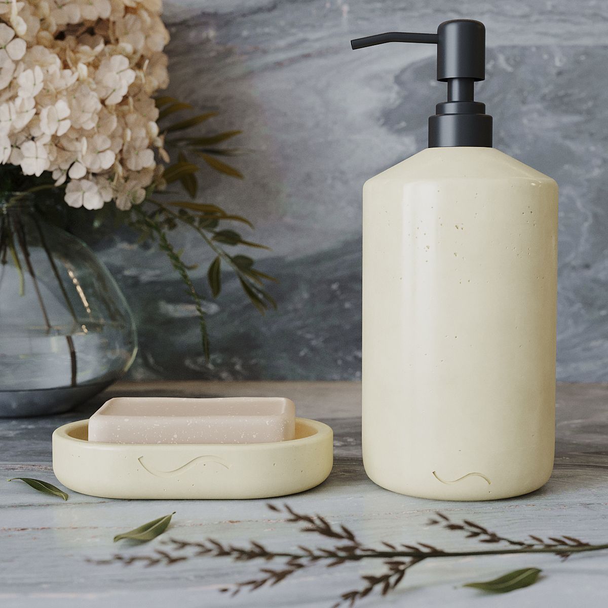 Набор для ванной MUSKO Astrid 27 бетон кремовый глянцевый
Набор для ванной MUSKO Astrid 27 бетон кремовый глянцевый