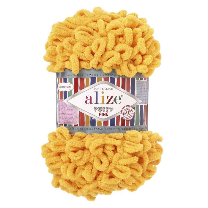 Пряжа ALIZE "Puffy fine", 100% микрополиэстер, 14,5 мх100 г, 82 светлая горчица, Желтый
Пряжа ALIZE "Puffy fine", 100% микрополиэстер, 14,5 мх100 г, 82 светлая горчица, Желтый