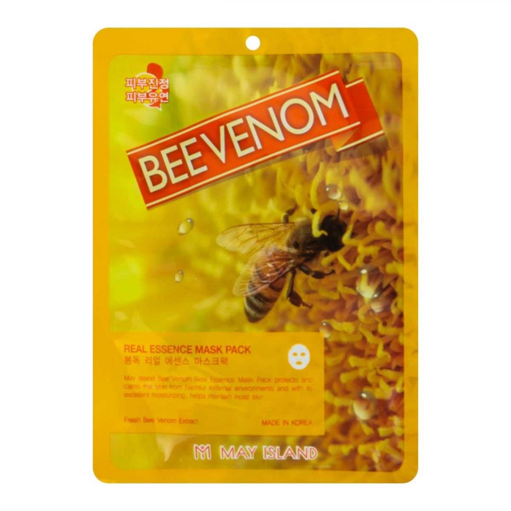 Тканевая маска для лица May Island Real Essence Mask Pack Bee Venom 10 шт, Тканевая маска
Тканевая маска для лица May Island Real Essence Mask Pack Bee Venom 10 шт, Тканевая маска