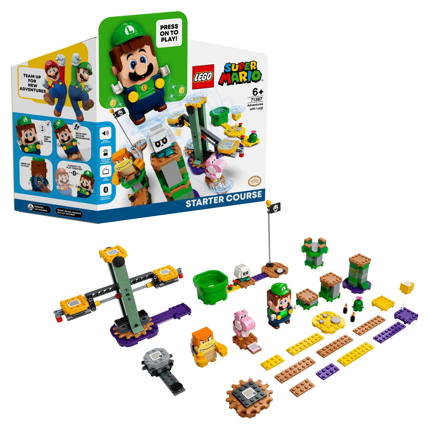 Конструктор LEGO Super Mario Стартовый набор Приключения вместе с Луиджи 71387
Конструктор LEGO Super Mario Стартовый набор Приключения вместе с Луиджи 71387