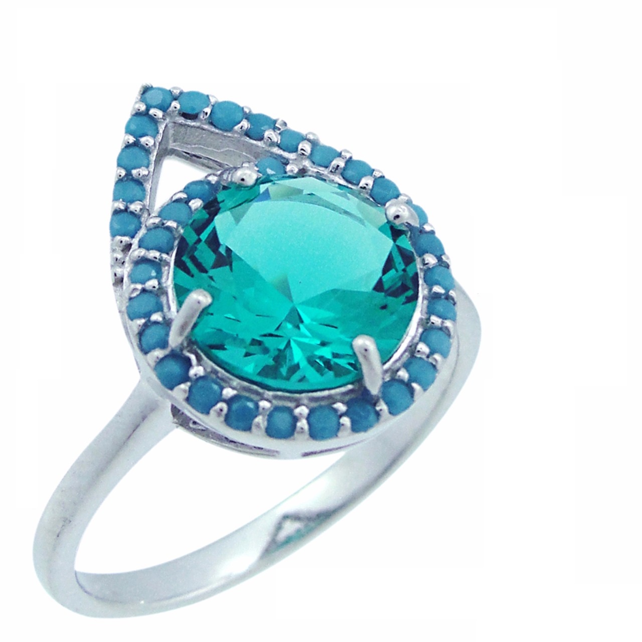 фото Кольцо из серебра с бирюзой р. 19 balex jewellery 1405937416
