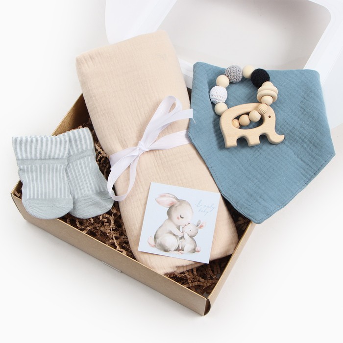 Подарочный набор Крошка Я "Lovely baby", пелёнка 100х130 см и аксессуары, Детский подарок
Подарочный набор Крошка Я "Lovely baby", пелёнка 100х130 см и аксессуары, Детский подарок