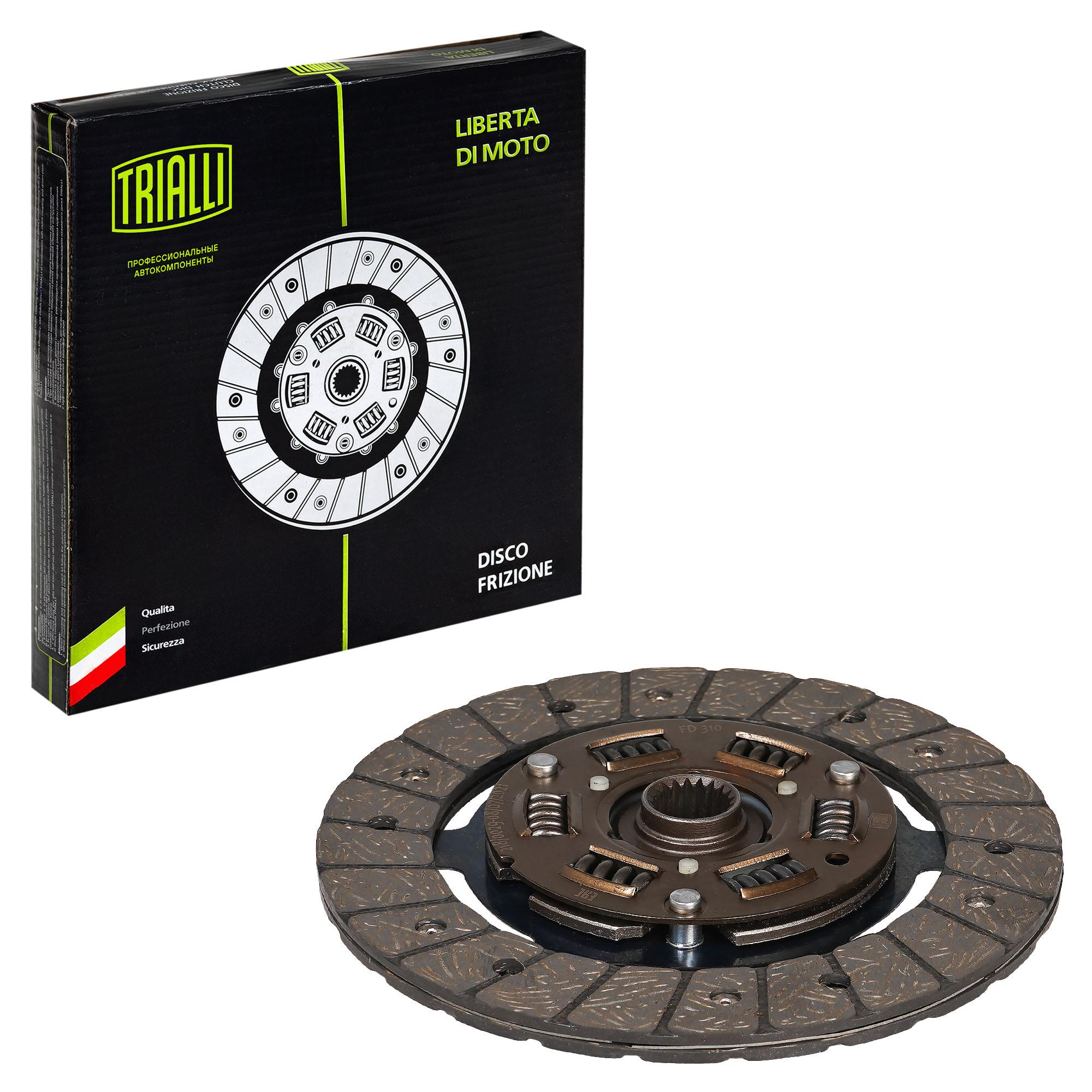 фото Диск сцепления ведомый лада 2110 trialli fd 310