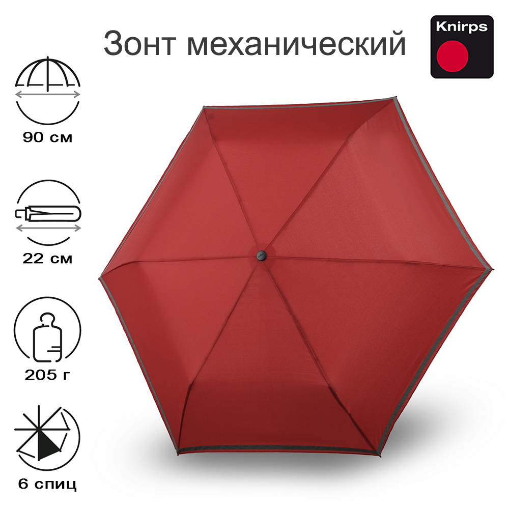 Зонт Knirps детский механический X.050 Rookie Manual SALSA REFLECTIVE 9560501502, Красный, X.050 Rookie Manual
Зонт Knirps детский механический X.050 Rookie Manual SALSA REFLECTIVE 9560501502, Красный, X.050 Rookie Manual