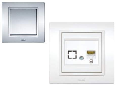 EL-BI ZENA SILVERLINE роз. компьют. СУ 1 мест. серый (RJ45, CAT6) 500-011000-247 (арт. 424
EL-BI ZENA SILVERLINE роз. компьют. СУ 1 мест. серый (RJ45, CAT6) 500-011000-247 (арт. 424