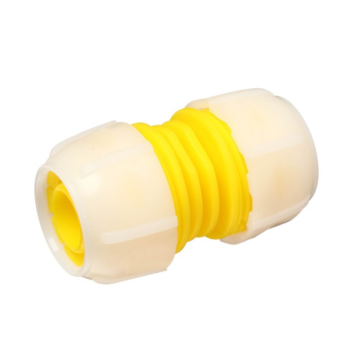 Муфта соединительная, для шлангов 3/4" (19 мм), цанговое соединение, ABS-пластик, Белый;желтый
Муфта соединительная, для шлангов 3/4" (19 мм), цанговое соединение, ABS-пластик, Белый;желтый