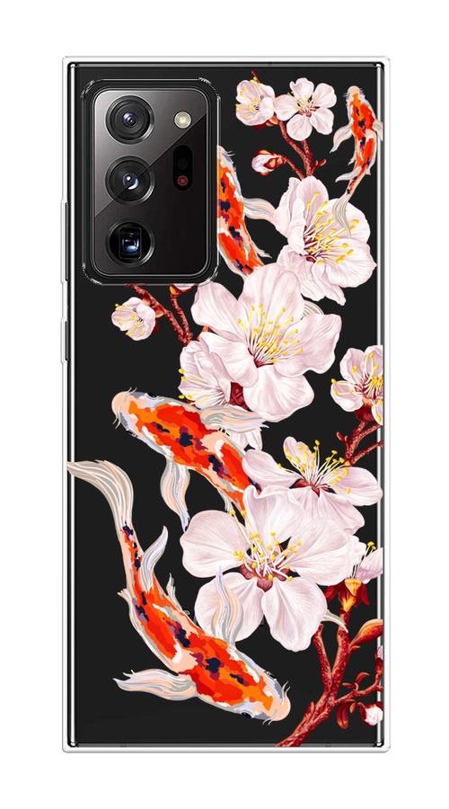 Чехол на Samsung Galaxy Note 20 Ultra "Карпы и сакура", Оранжевый;розовый;бежевый;прозрачный, 2101050-1
Чехол на Samsung Galaxy Note 20 Ultra "Карпы и сакура", Оранжевый;розовый;бежевый;прозрачный, 2101050-1