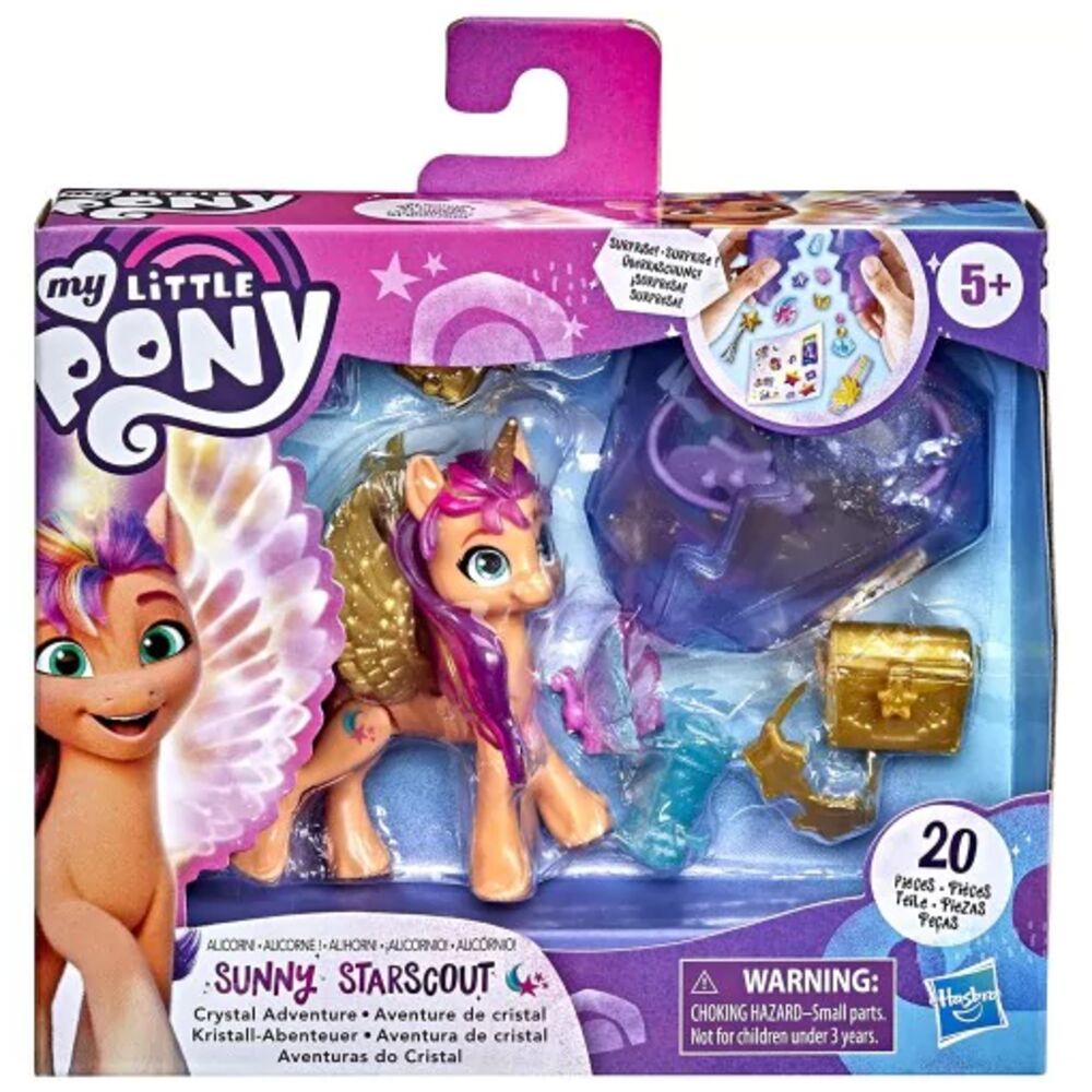 Игровой набор Hasbro My Little Pony Алмазные приключения Санни с золотыми крыльями F1785
Игровой набор Hasbro My Little Pony Алмазные приключения Санни с золотыми крыльями F1785