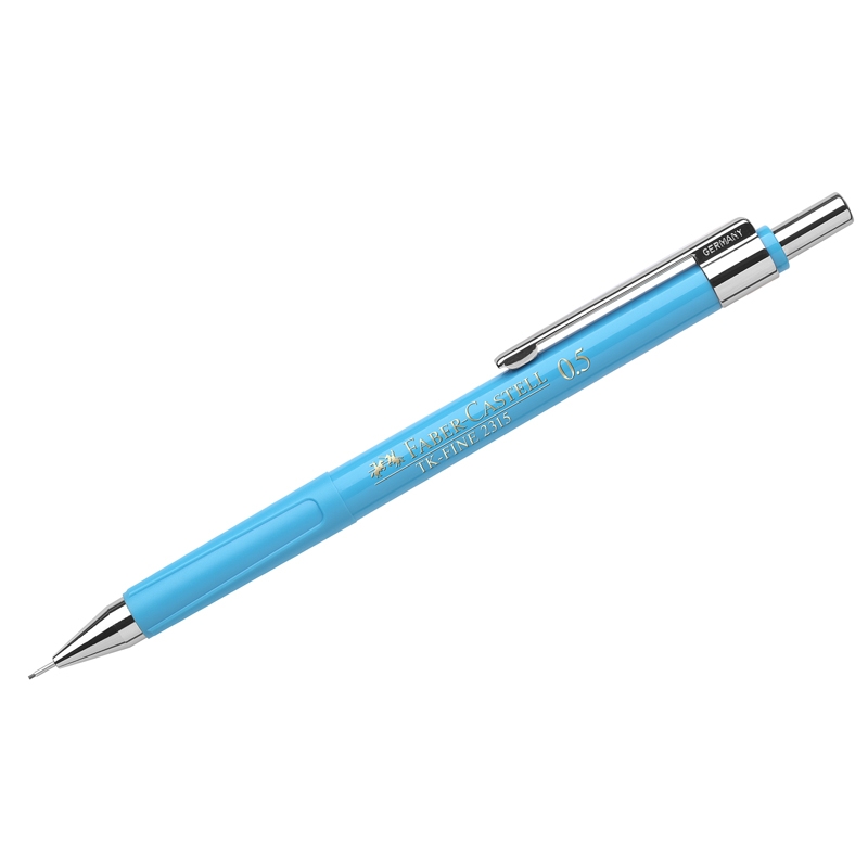 Карандаш механический Faber-Castell "TK-Fine 2315", HB, 0,5мм, с ластиком, голубой корпус, 231552
Карандаш механический Faber-Castell "TK-Fine 2315", HB, 0,5мм, с ластиком, голубой корпус, 231552